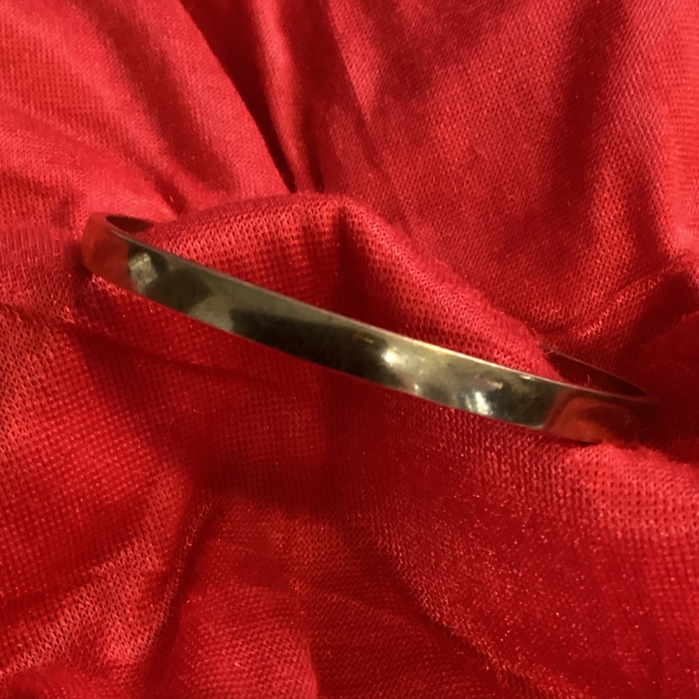 Kate Spade Stop and Smell The Roses Gold Bangle Bracelet